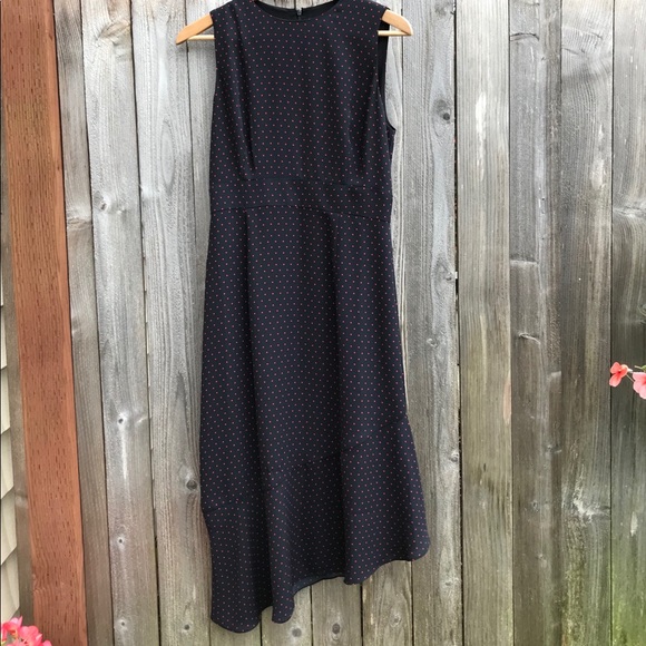 Essentialist Dresses & Skirts - Essentialist asymmetrical polka dot dress